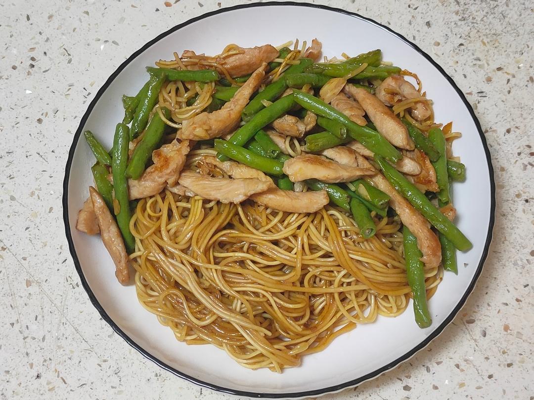 地道老北京扁豆焖面 豆角焖面 太好吃小心吃撑哦
