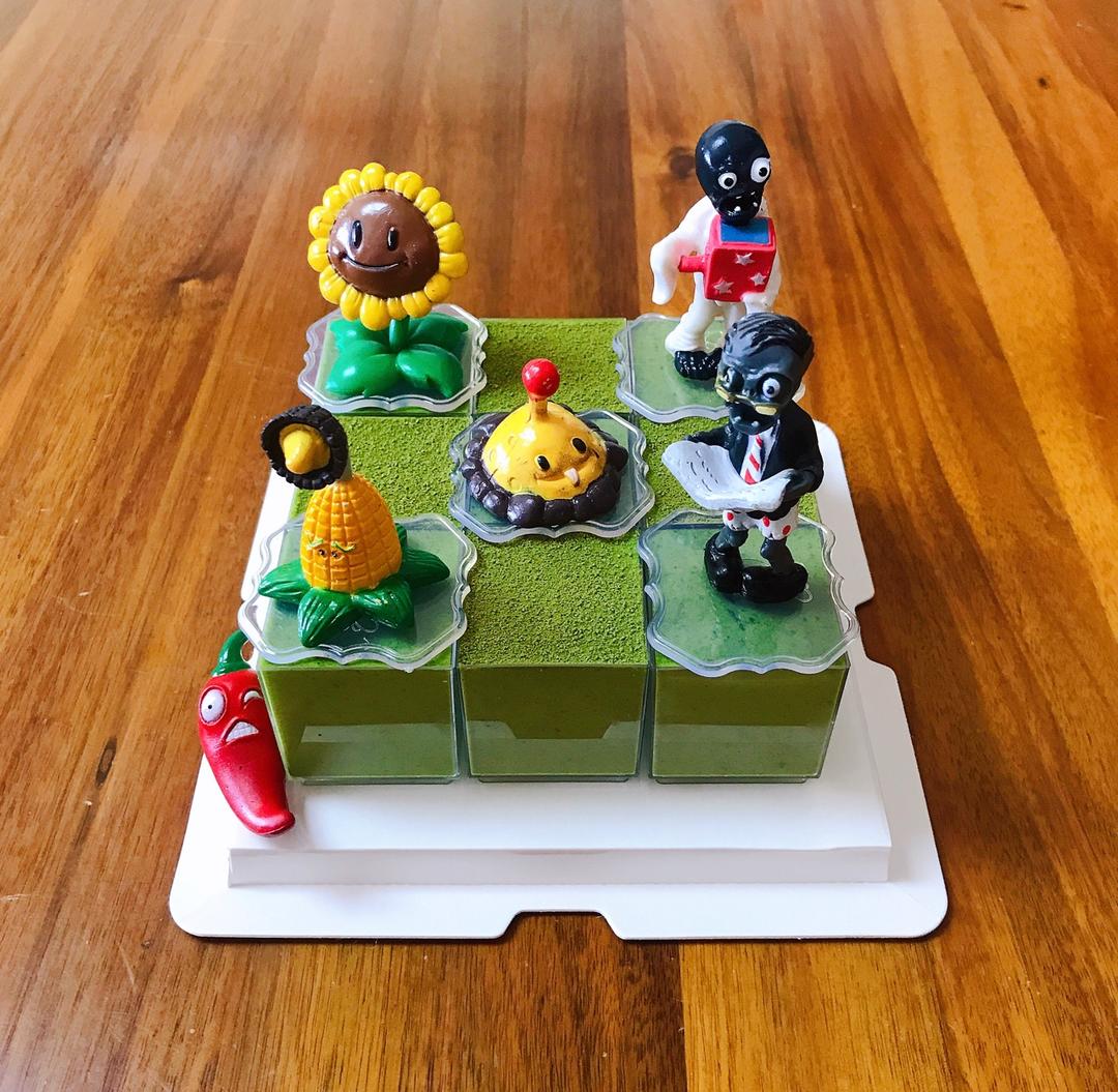 植物大战僵尸造型蛋糕