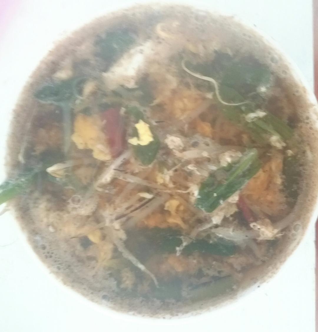 酸辣菠菜鸡蛋汤