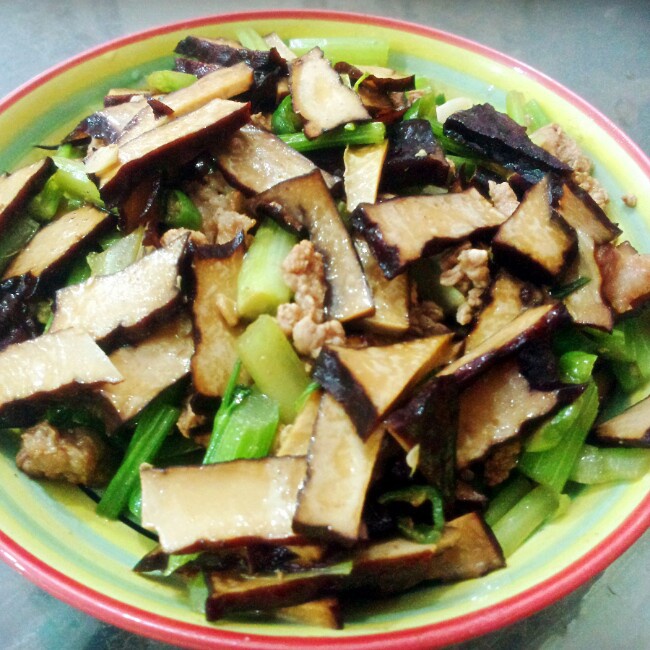 熏肉炒武冈柴火香干