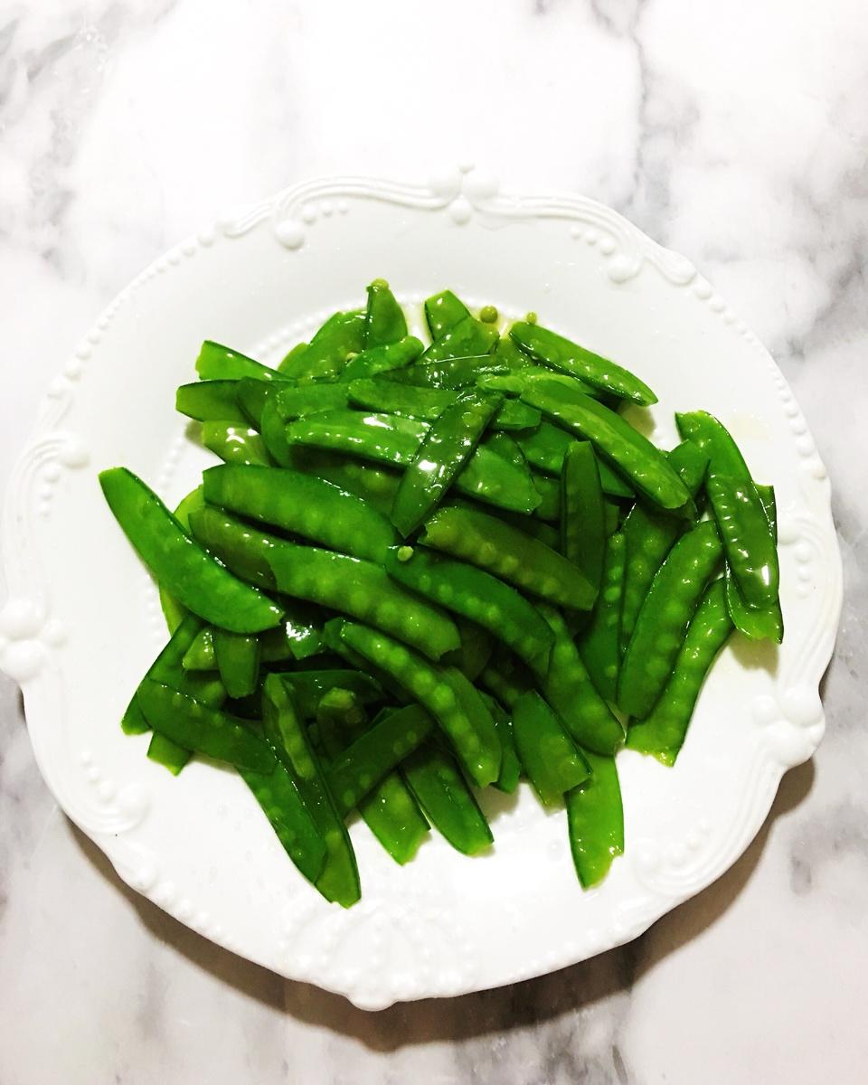 知足常乐524做的清炒荷兰豆