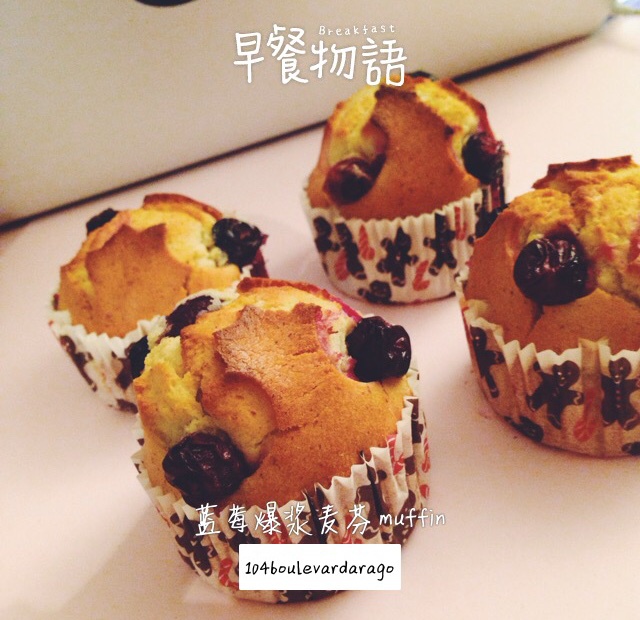 金宝顶爆浆蓝莓乳酪马芬（PH+川上文代）
