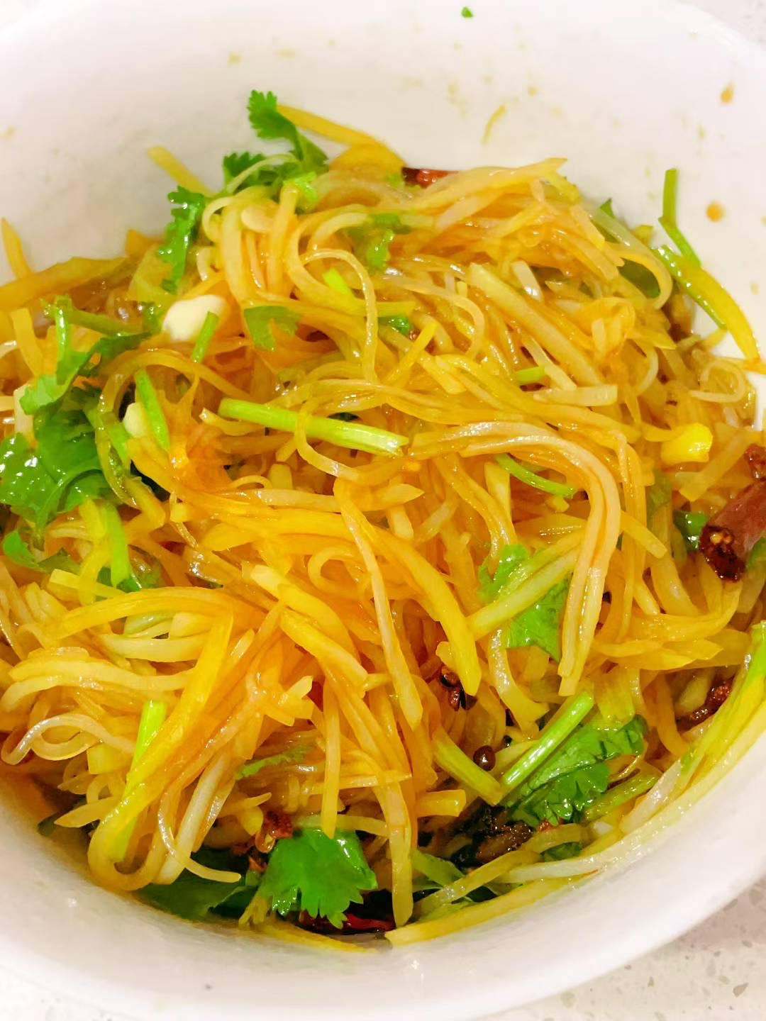 炝拌土豆丝-夏季开胃小菜
