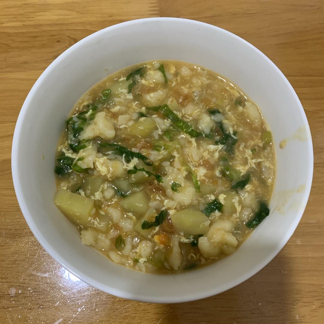 疙瘩汤～拌疙瘩手法视频