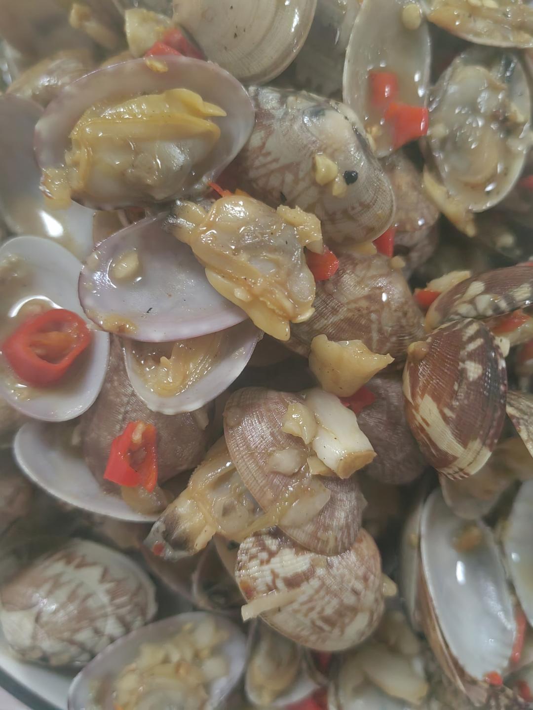 5分钟快手菜❗️秒杀路边摊爆炒花甲～好吃到爆