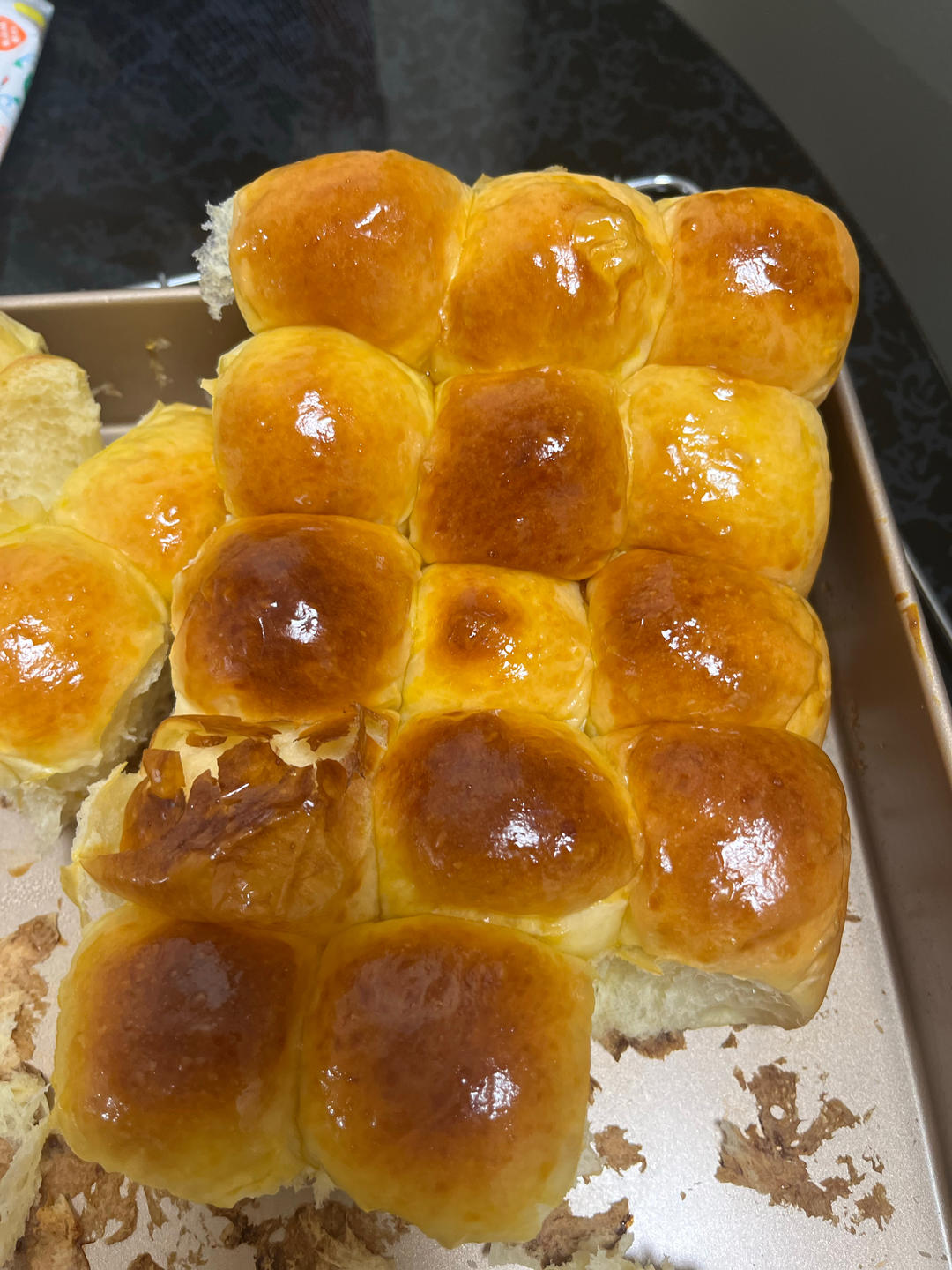 山姆同款黄油餐包，超简单在家就能复刻，卡白办了！