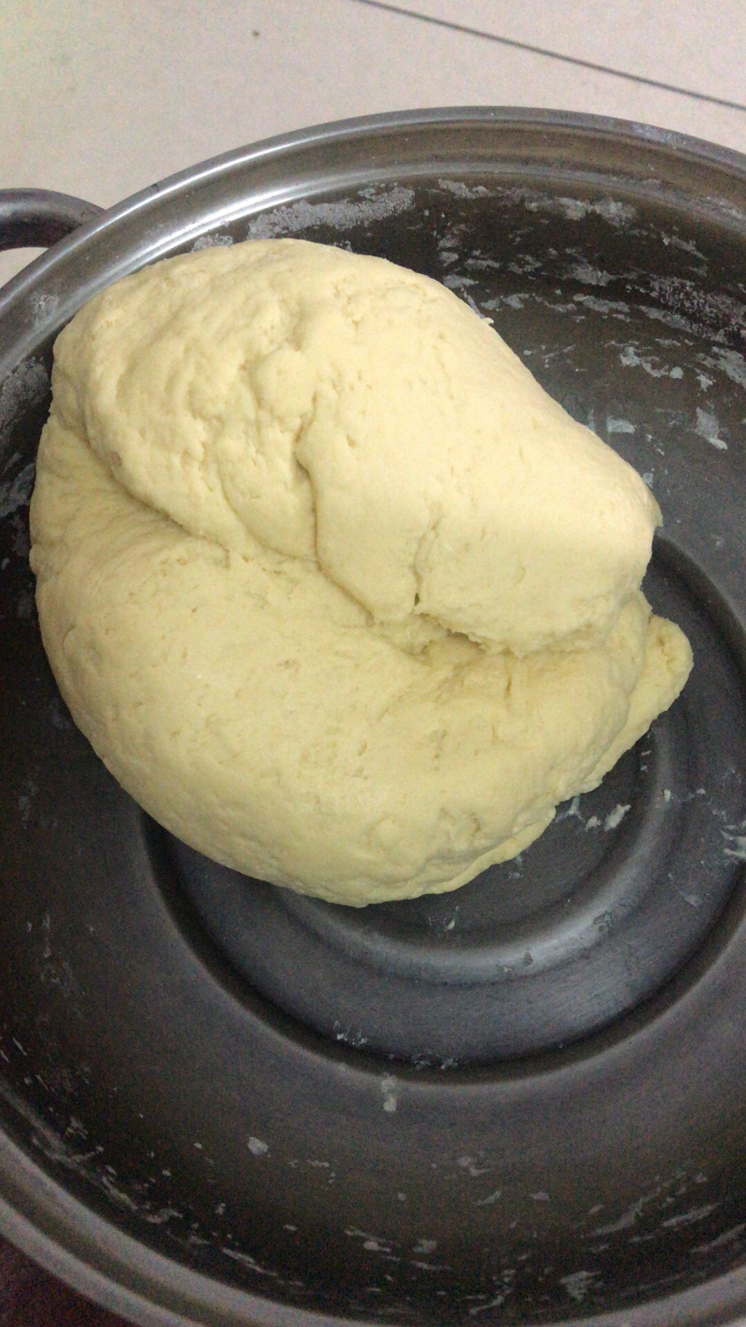 奶香玉米面紫薯包的做法 步骤1