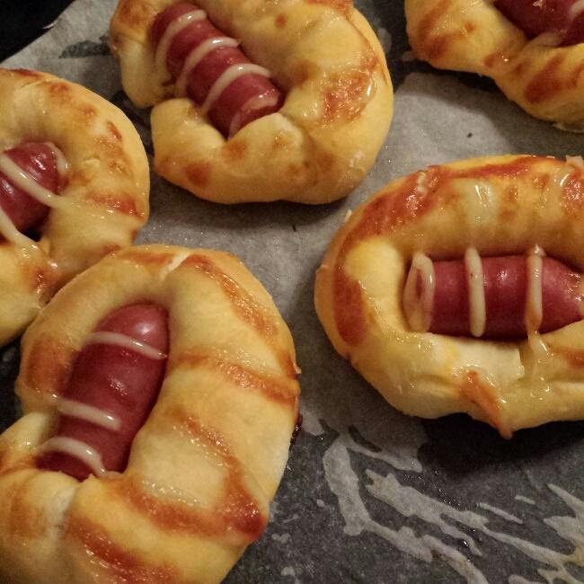 香肠小面包(双鸟面包机+烤箱)的做法