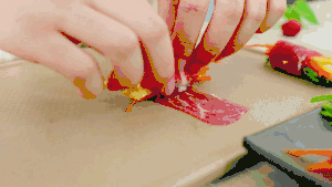 咖喱菠菜牛肉卷~宝宝辅食的做法 步骤7