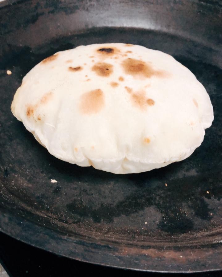 无油高萌气球饼~Roti，Phulka印度薄饼，中式单饼