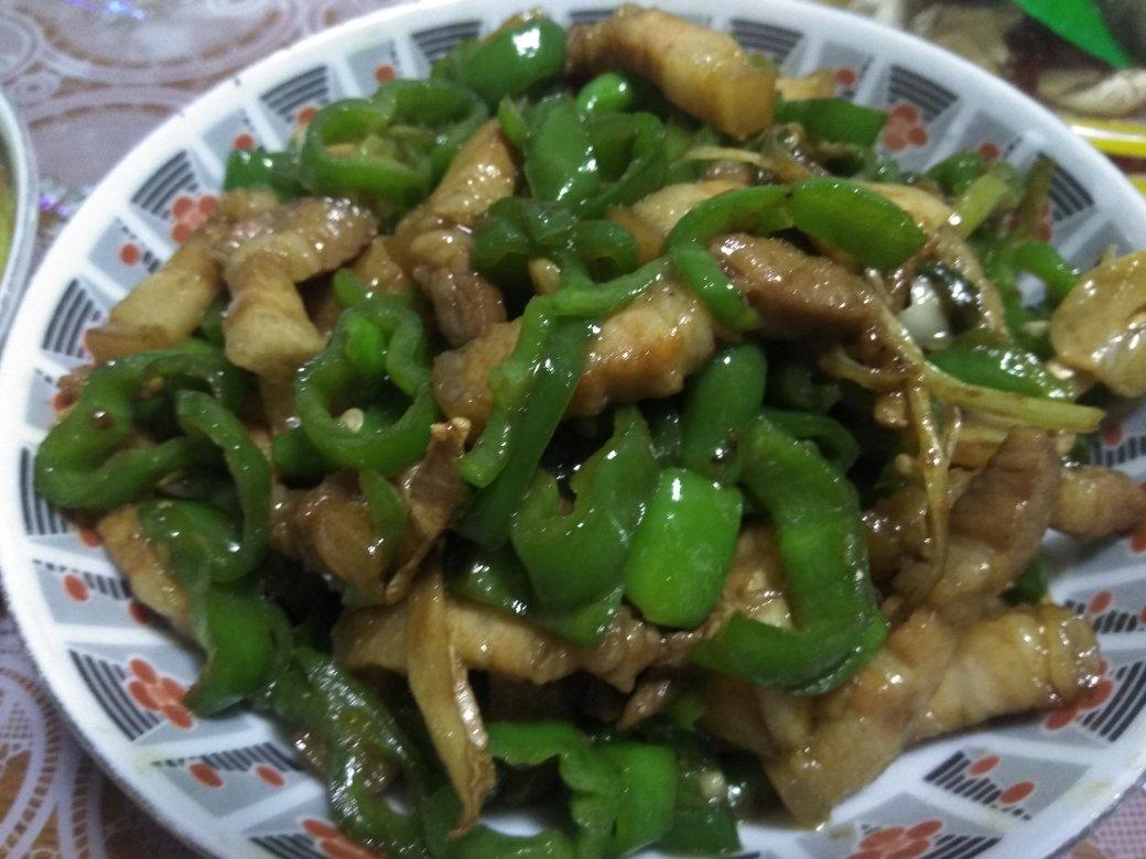 青椒炒肉丝