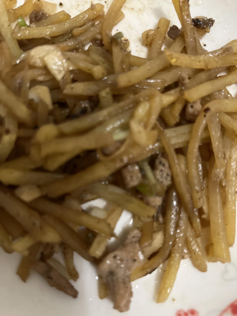 独家土豆丝做法，又香又好吃