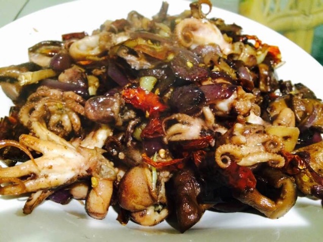 香菇墨鱼仔（章鱼仔）