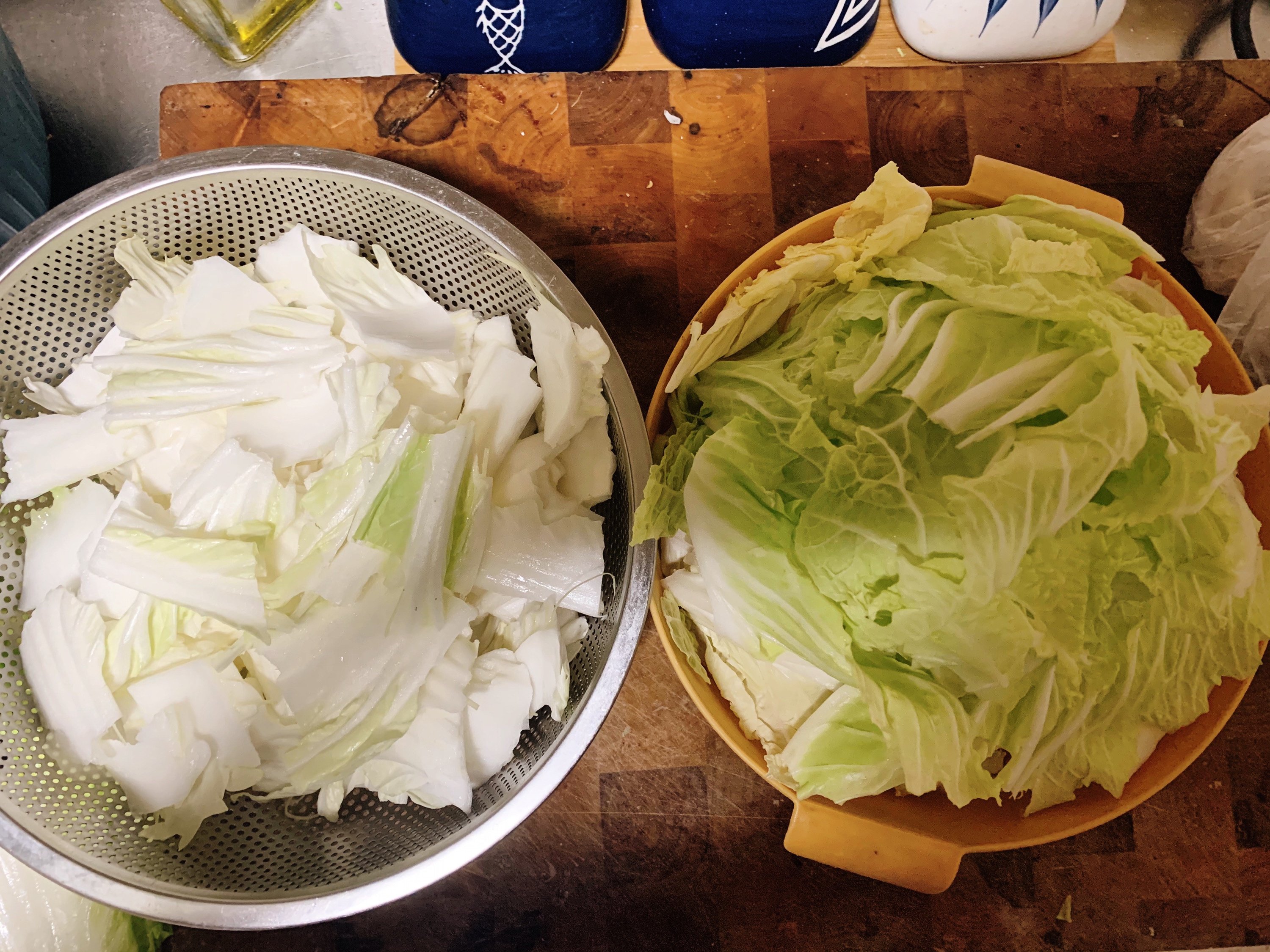 白菜炖粉条子的做法 步骤2