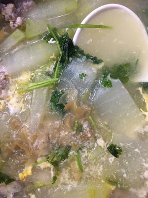 潮汕版冬菜冬瓜丸子汤的做法 步骤4