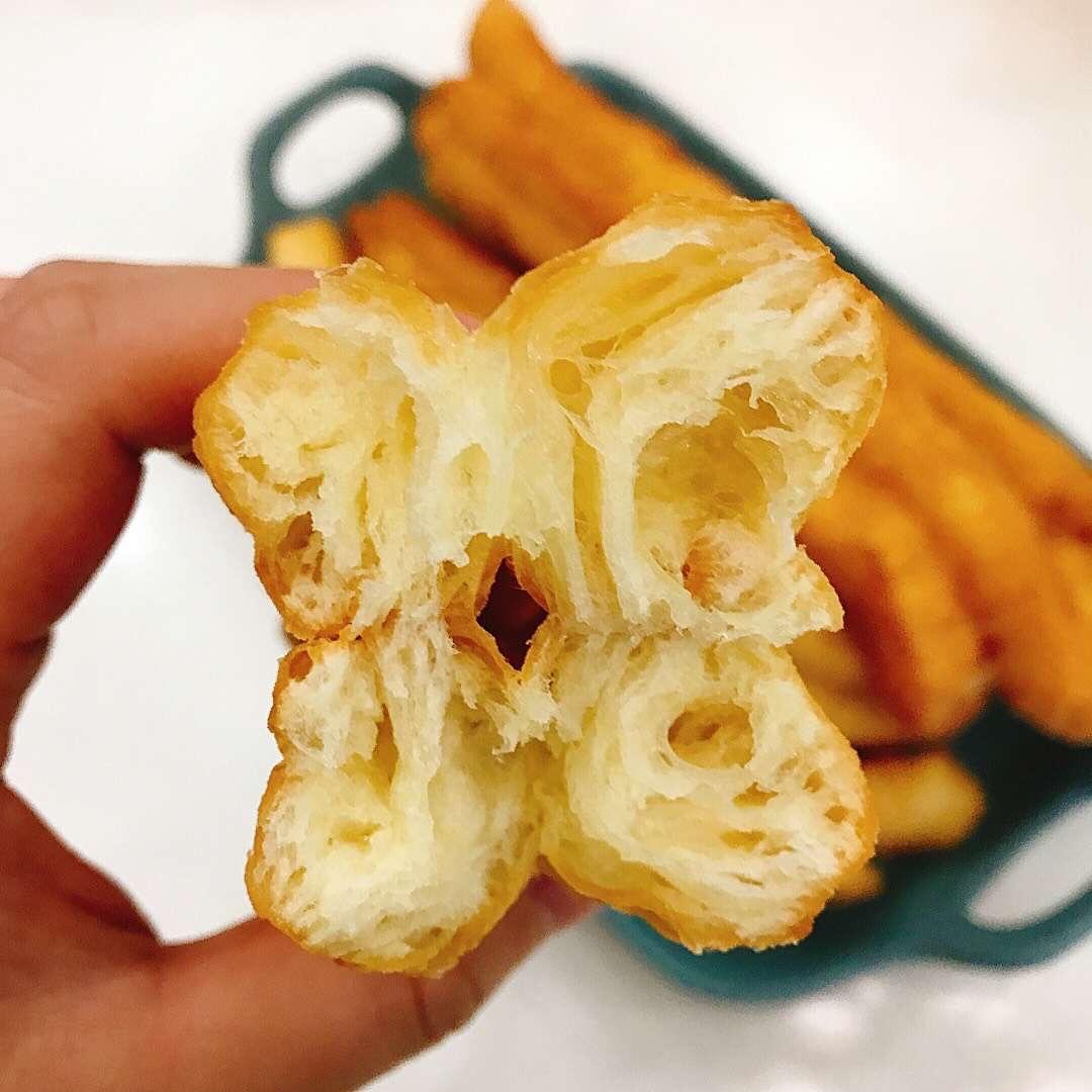 自制无泡打粉油条