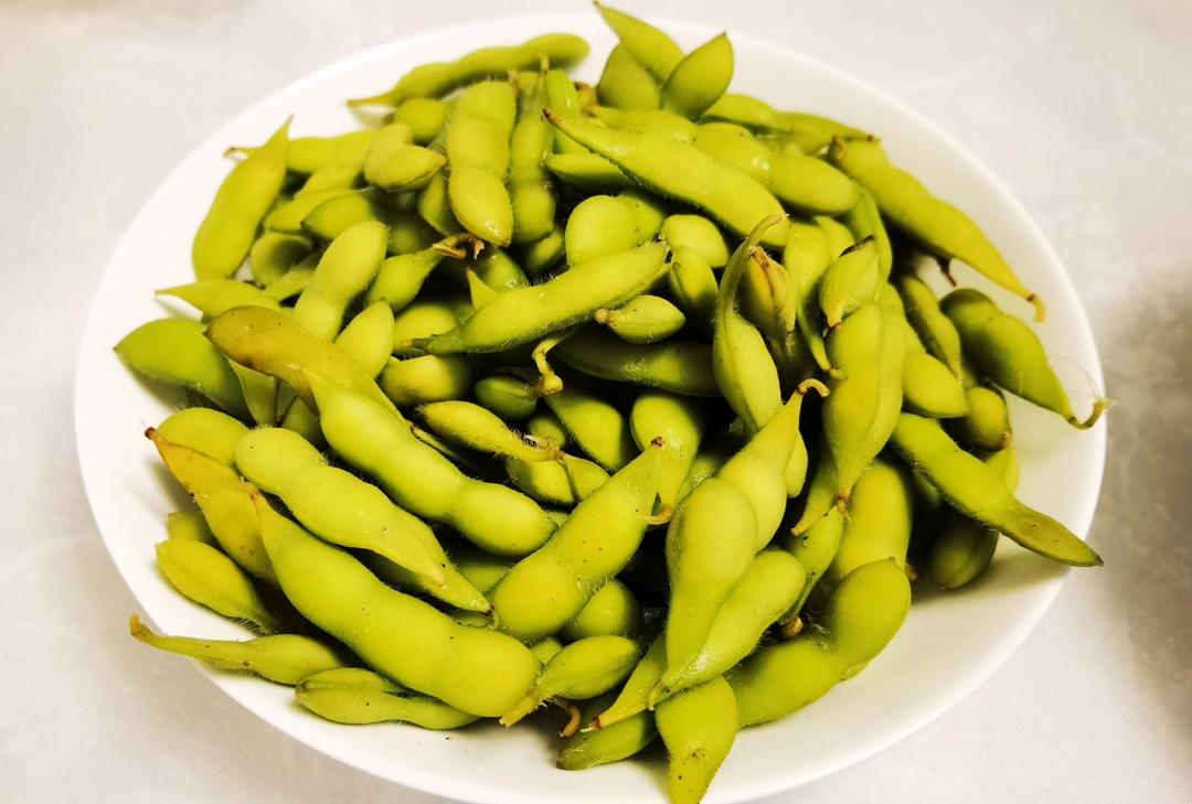 煮毛豆—不会变色版