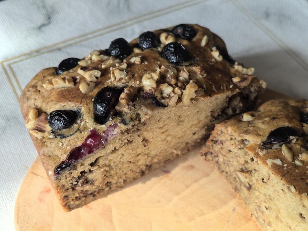 少油低糖香蕉核桃仁蛋糕