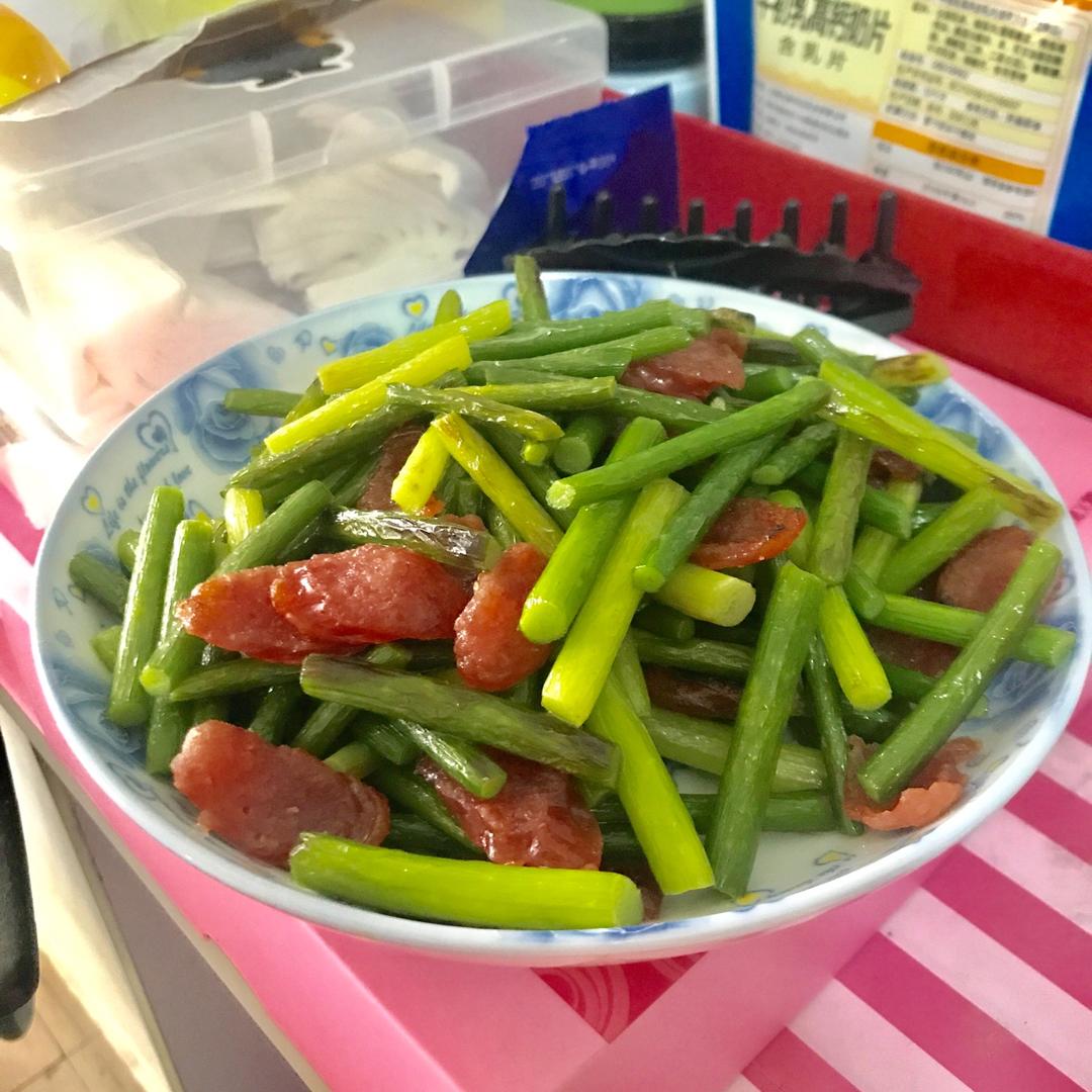 蒜薹炒腊肠