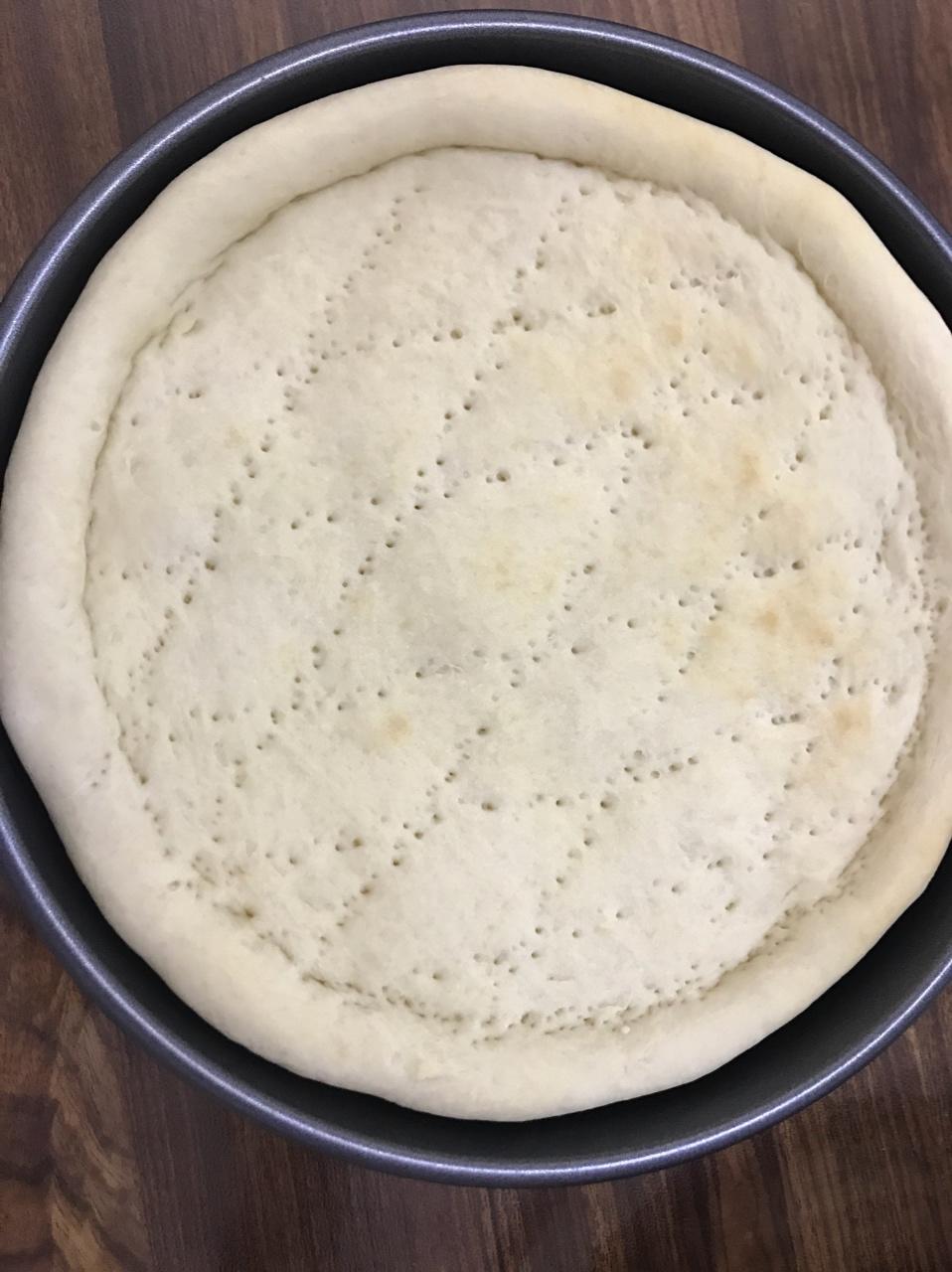 八寸披萨饼皮（四个）制作