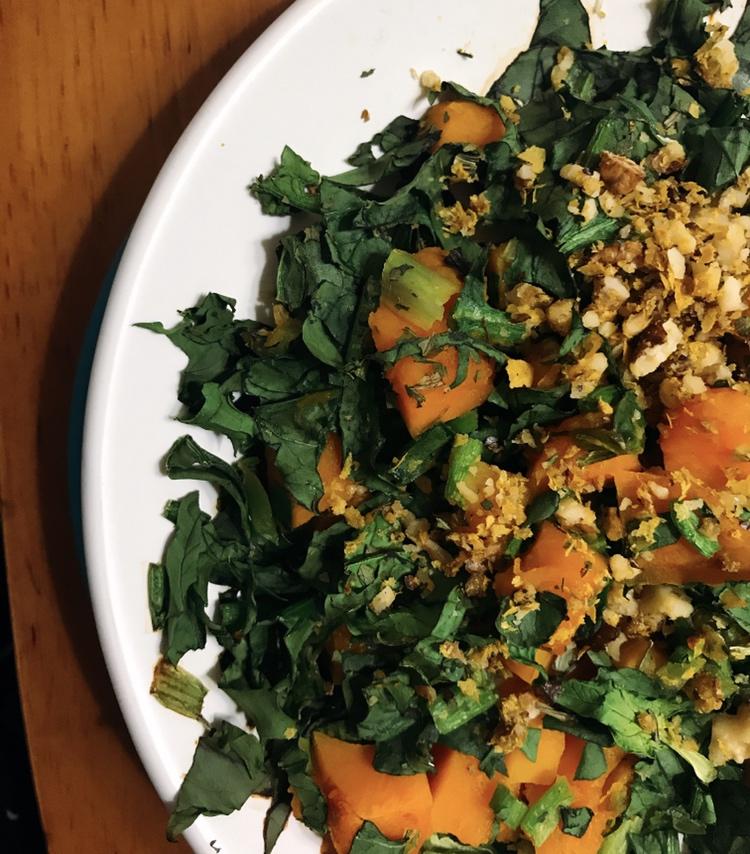 【健康三餐】坚果香烤素奶酪南瓜