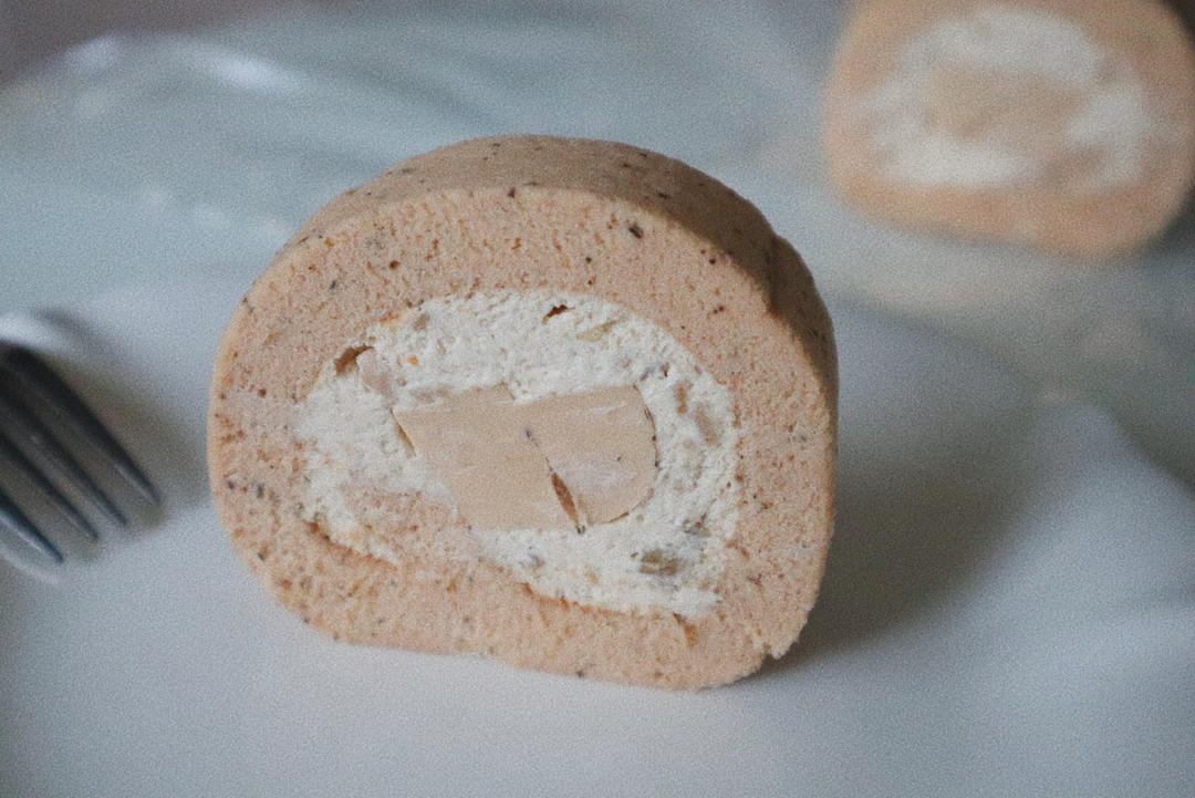 栗子伯爵茶奶冻卷