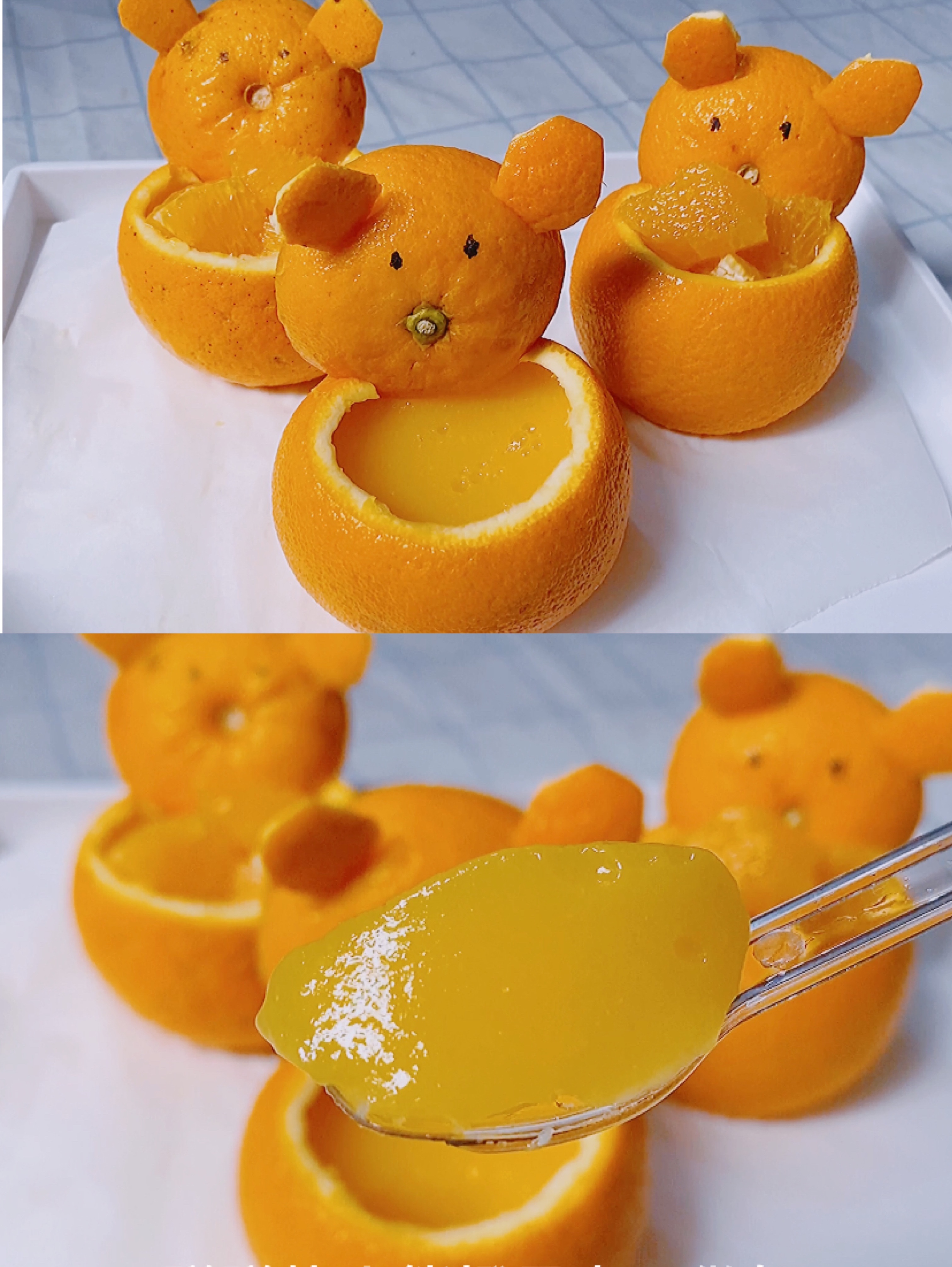 💯材料超简单-小熊橙子布丁的做法