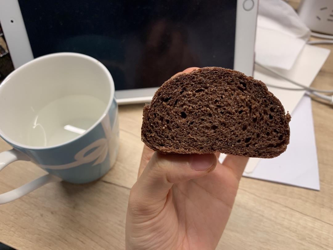 全麦蔓越莓巧克力欧包