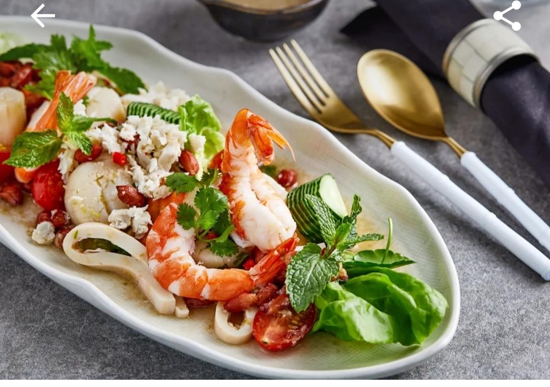 泰式海鲜沙拉,东南亚风味在家做的做法