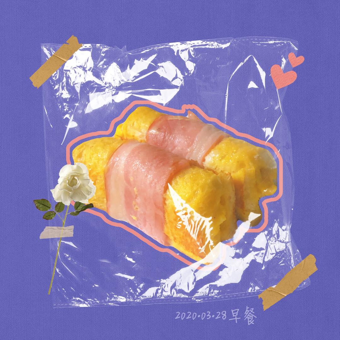 简易鸡蛋沙拉吐司卷