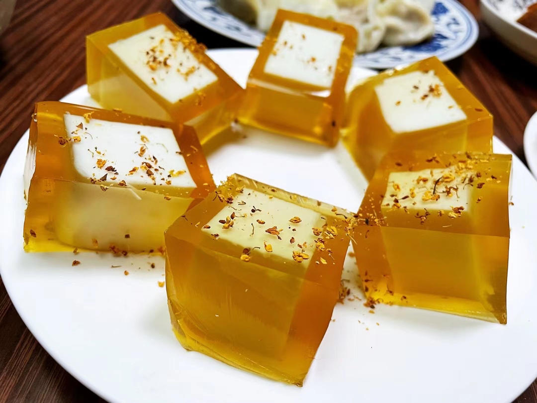 椰汁桂花糕