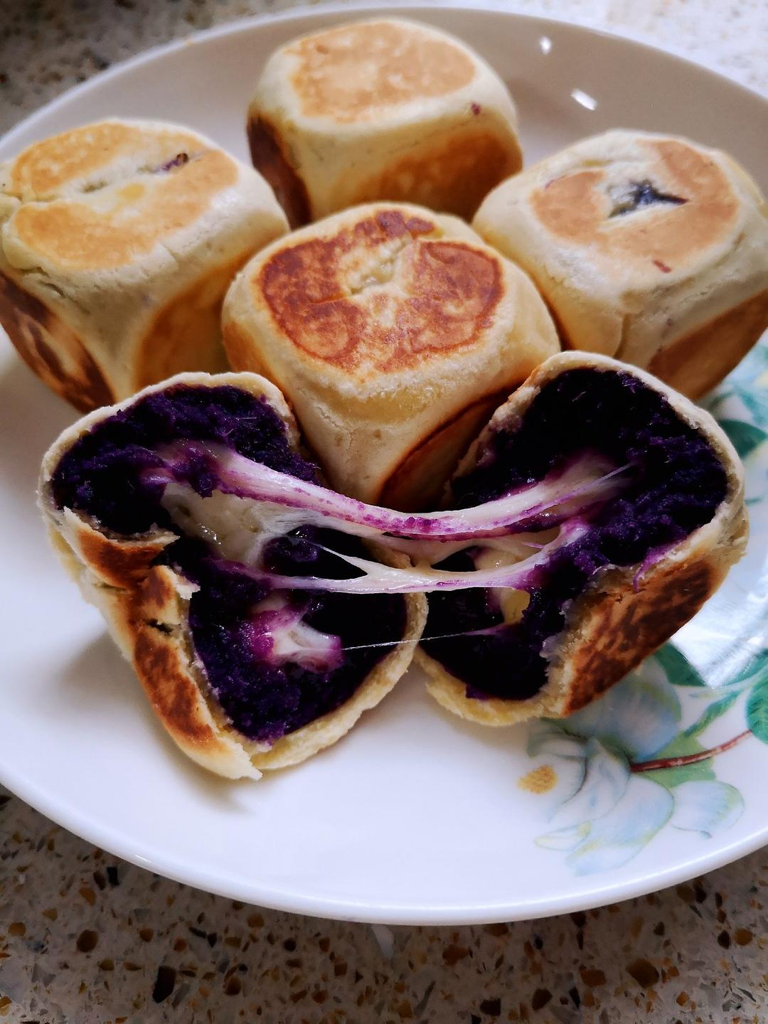 【爆浆紫薯仙豆糕】