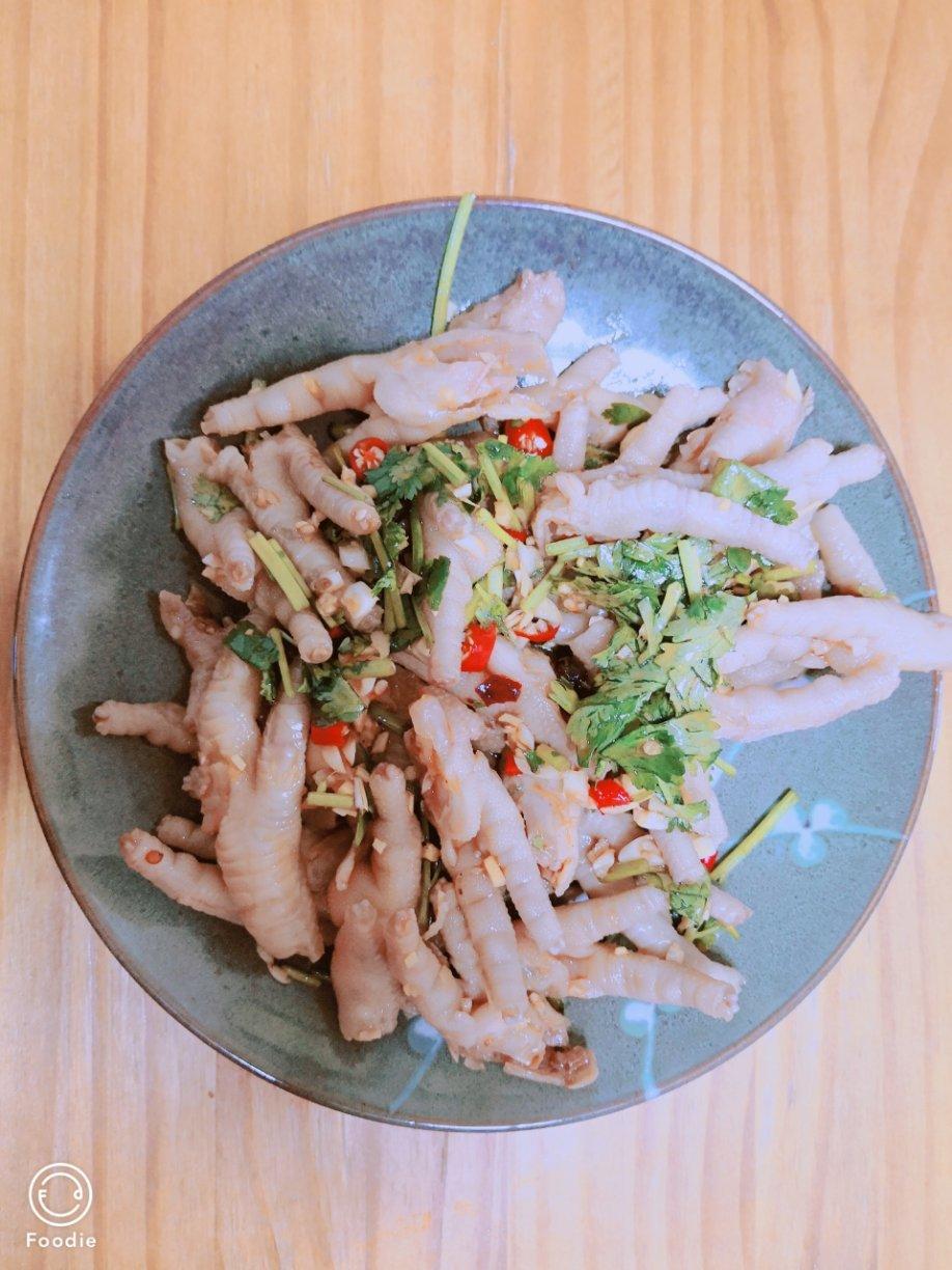 香辣蒜香凉拌爽脆鸡脚