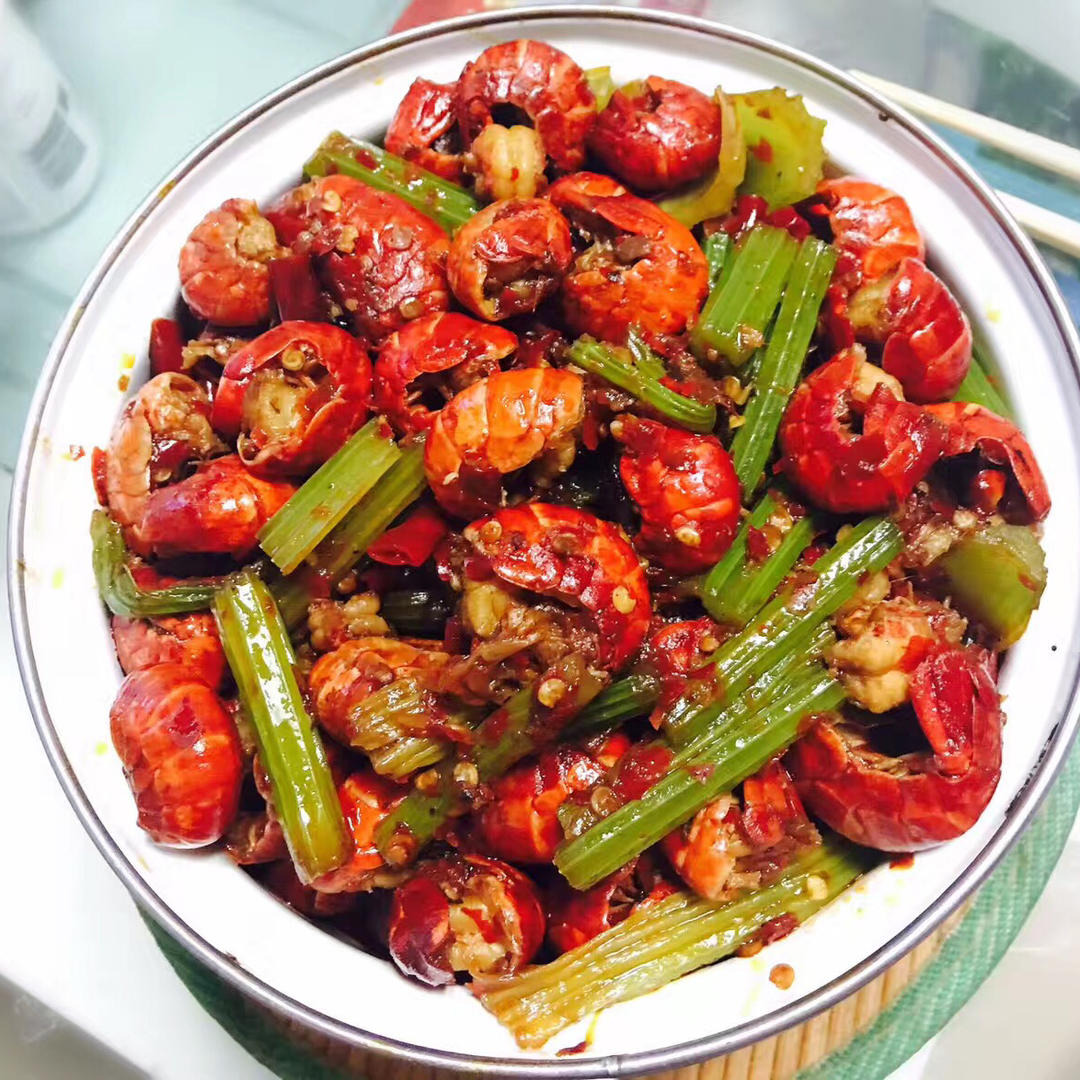 伯力神杯做的香辣龙虾尾