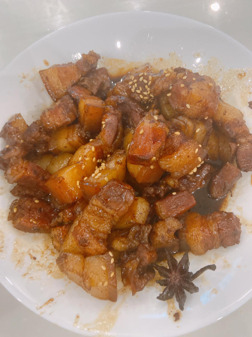 不焯水不放油的家常红烧肉