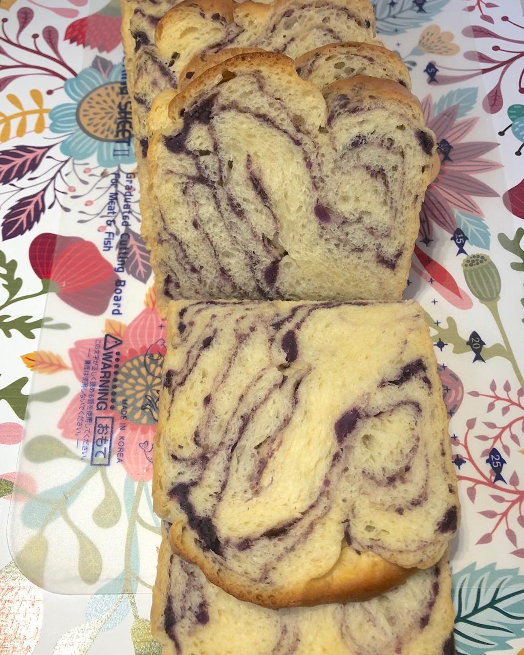 紫薯大理石纹吐司