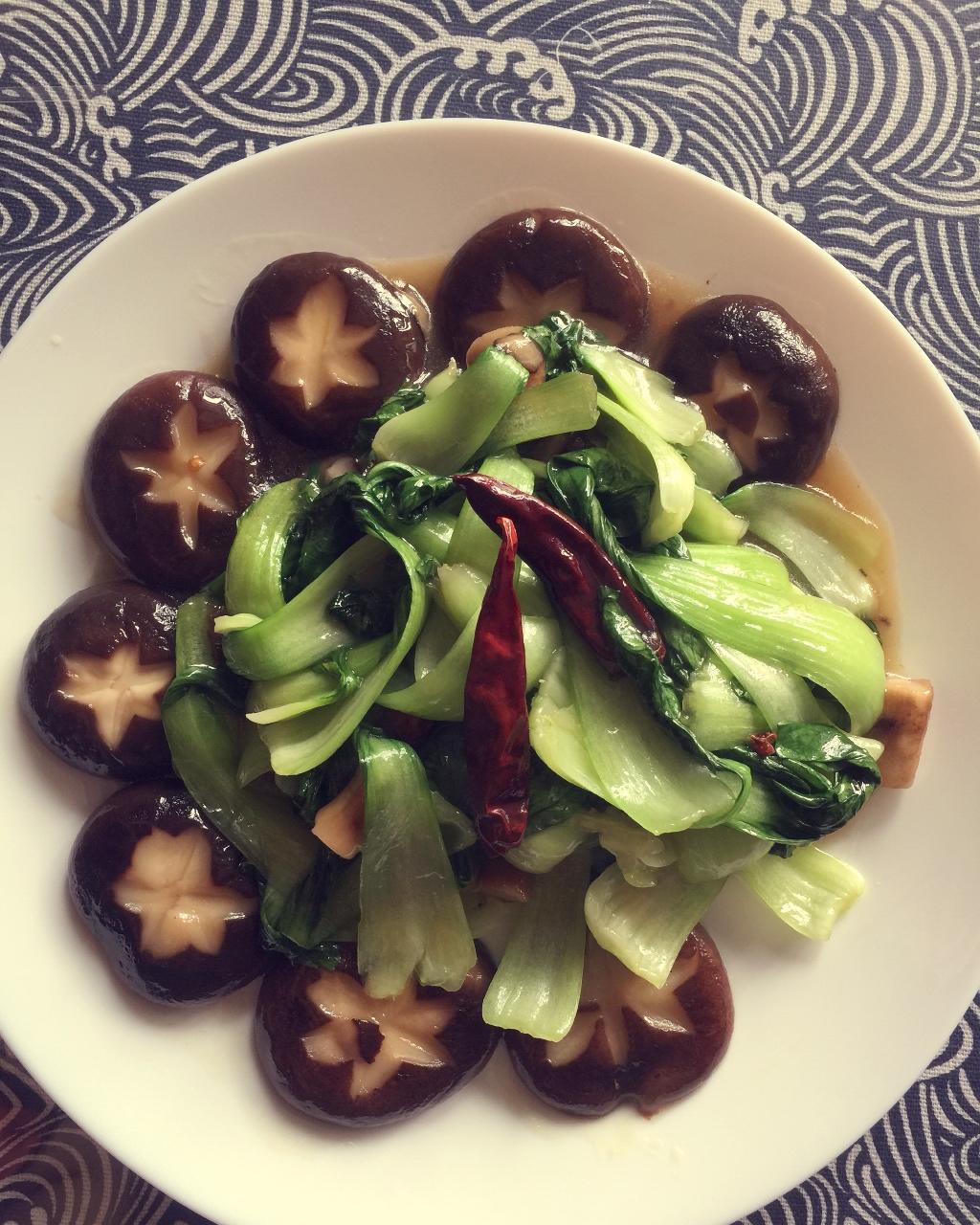 蚝油香菇小油菜
