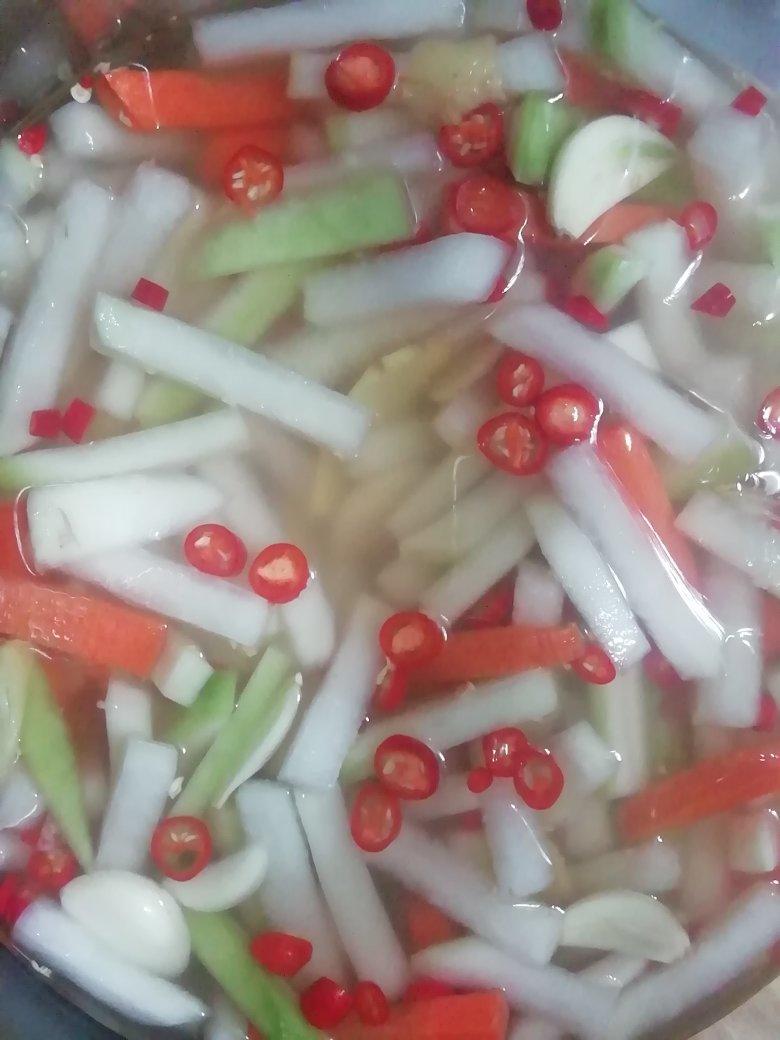 秘制糖醋爽脆腌萝卜条