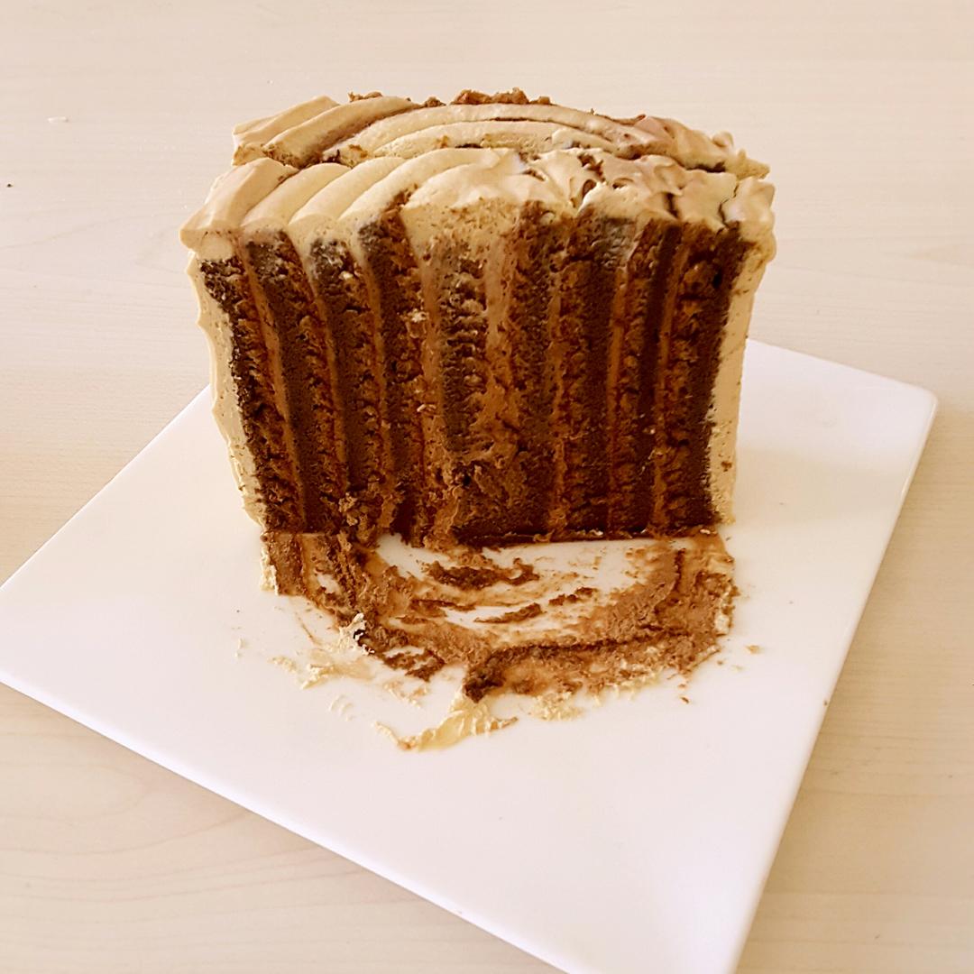 巧克力漩涡树桩蛋糕