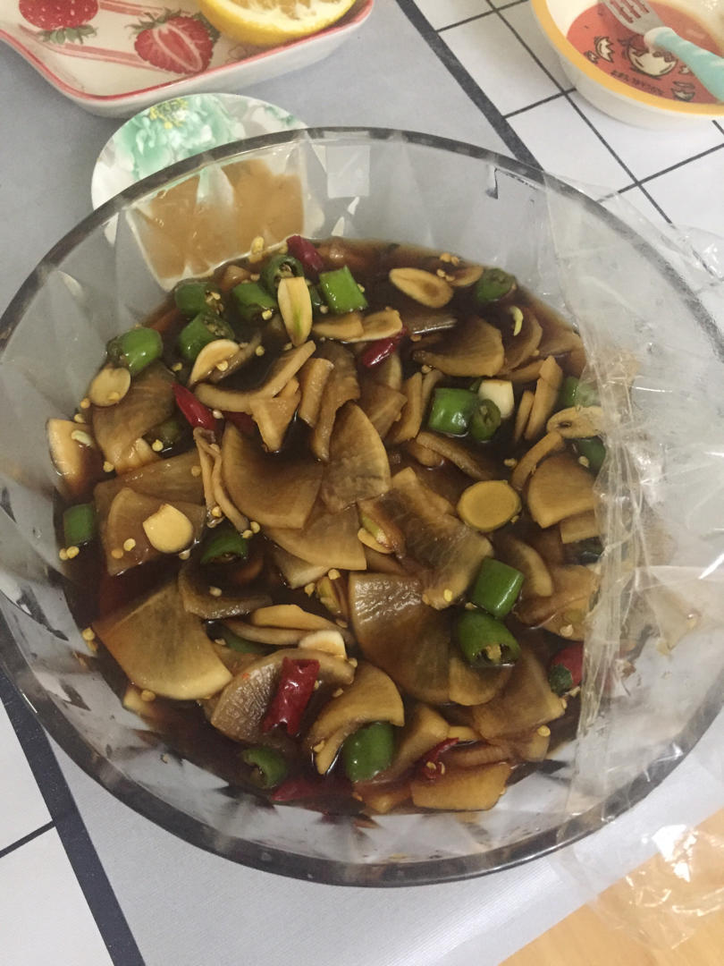 家常调料腌出秒杀市面一切咸菜的脆爽可口白萝卜