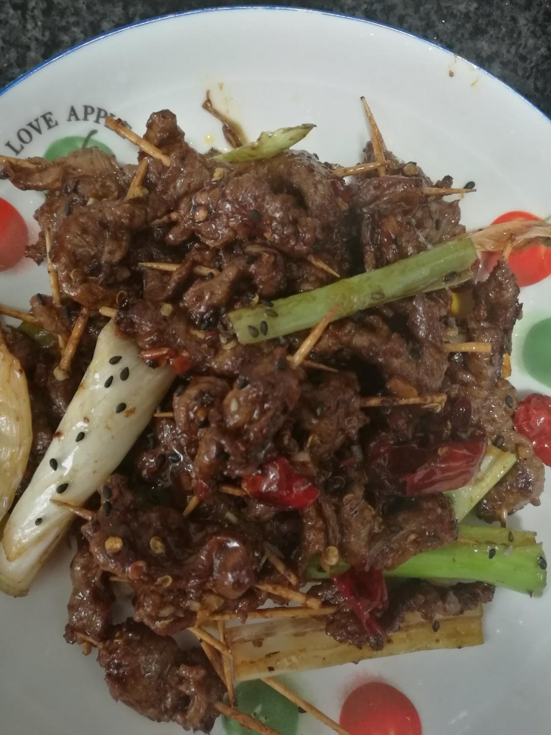 牙签牛肉 道地湖南味