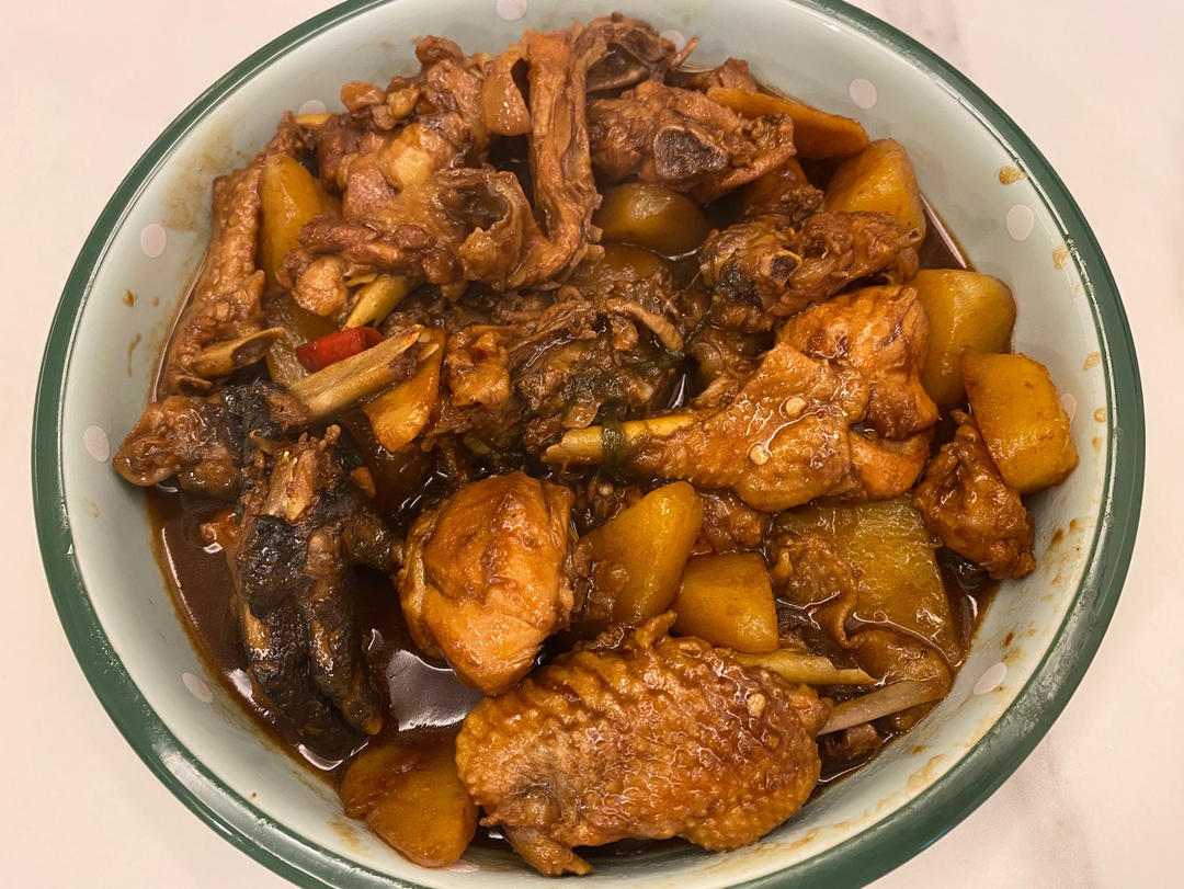 年夜饭系列菜：红烧鸡肉（一）