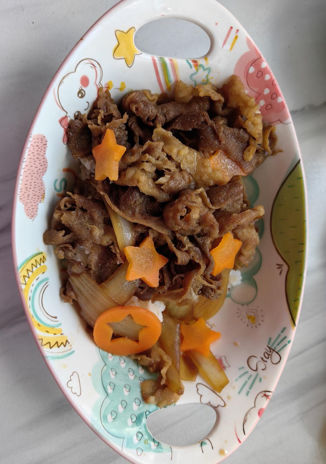 自制吉野家牛丼饭牛肉饭