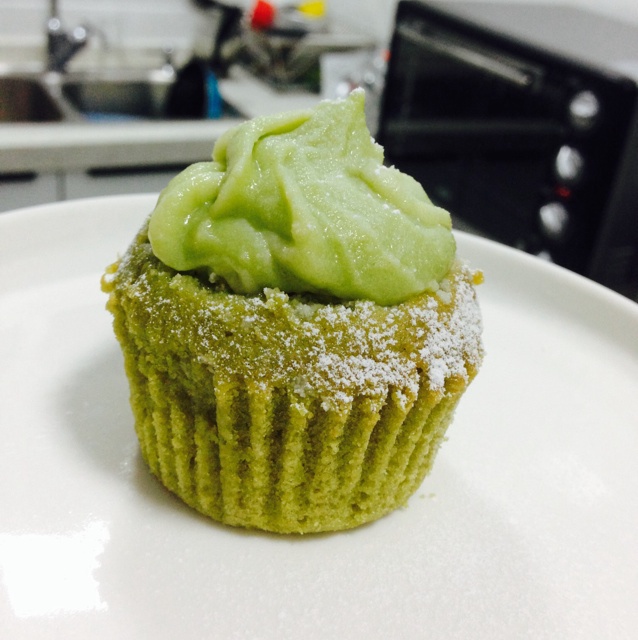 Green Tea Cupcake 绿茶杯子蛋糕