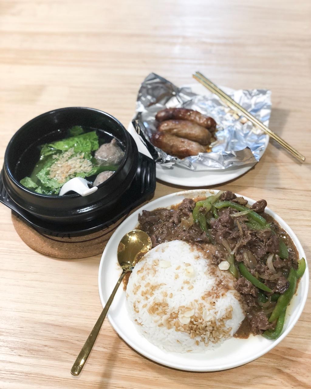 黑胡椒牛柳饭
