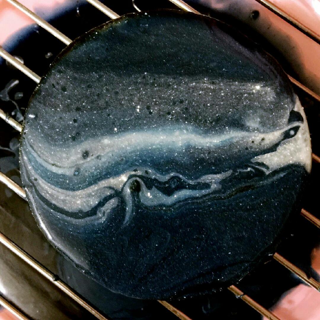 苏小饼做的星空镜面蛋糕