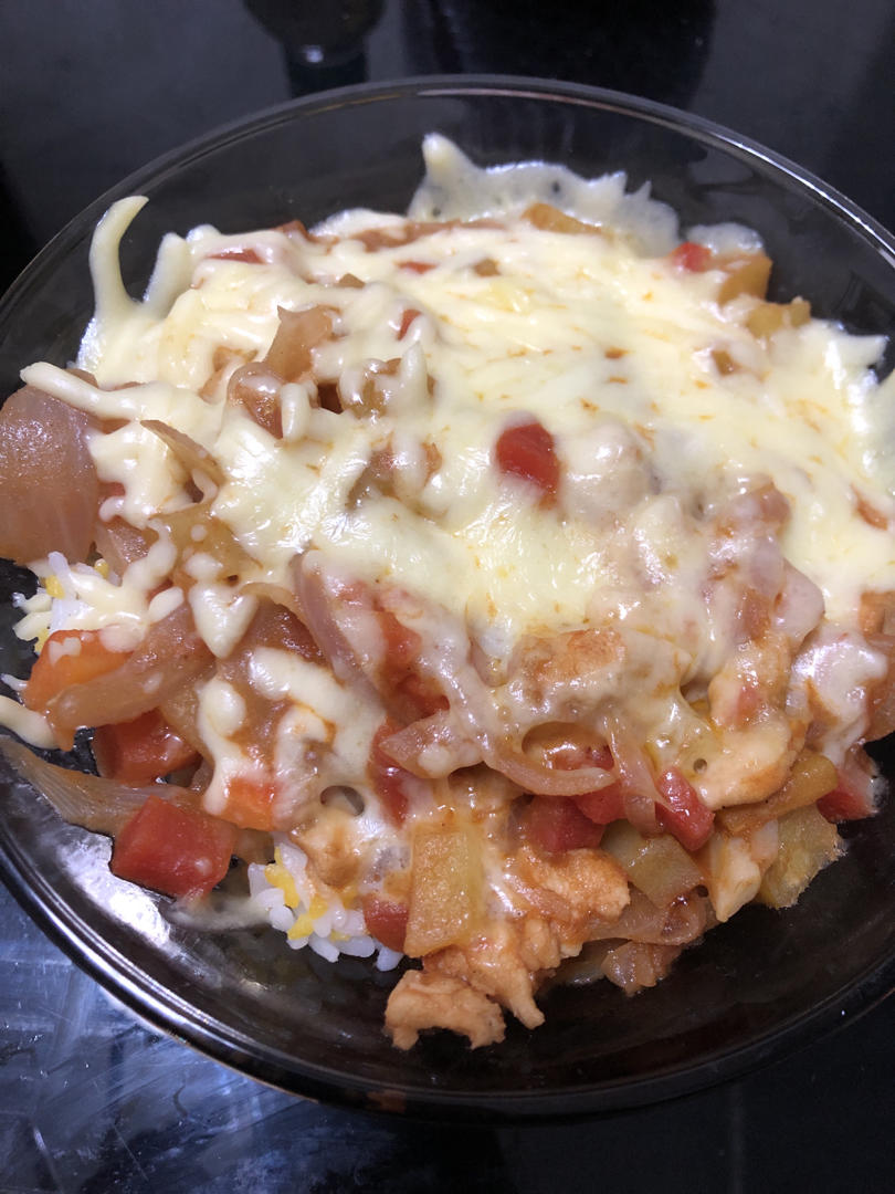 番茄鸡肉浓情焗饭【两人份】