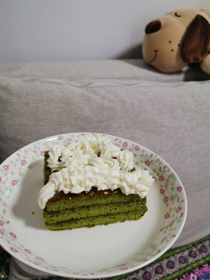 抹茶红豆蛋糕卷