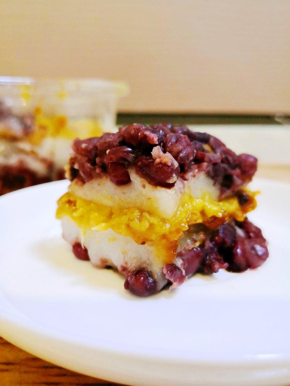 PK南大门的桂花米糕和红豆切糕