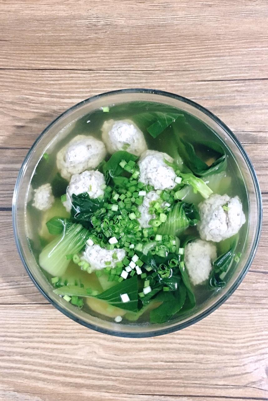 青菜肉圆汤